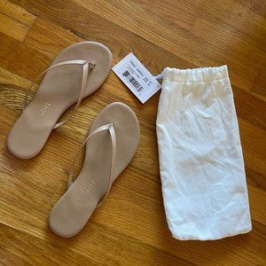 TKEES Matte Cocobutter sandals SZ 7